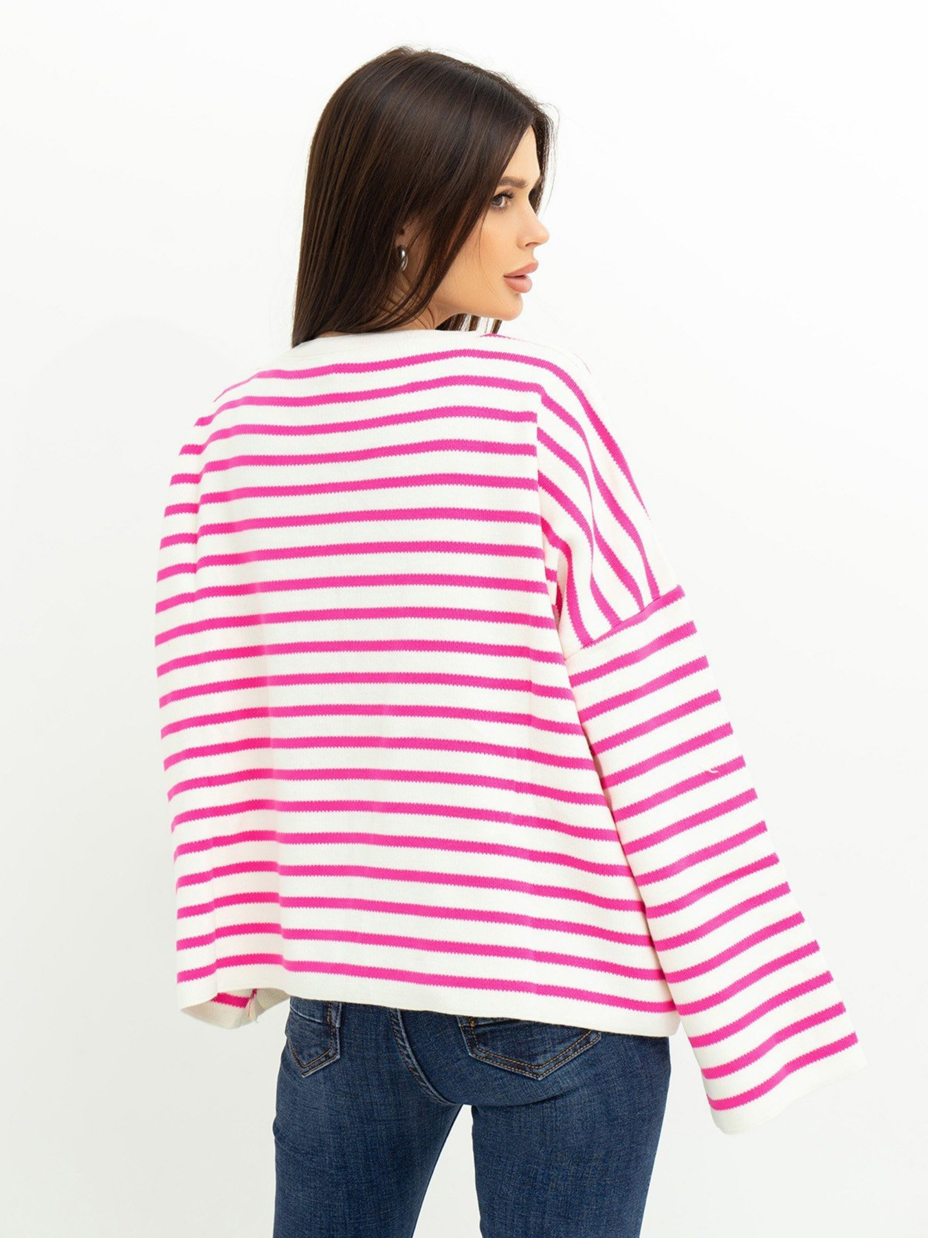 Свитер ISSA Plus модель WN20-385_whitecrimson Фото