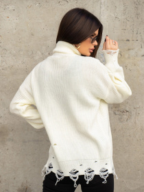 Свитер ISSA Plus модель WN20-388_white Фото