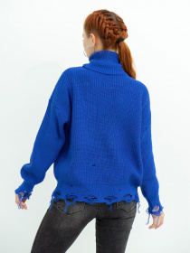 Свитер ISSA Plus модель WN20-388_blue Фото