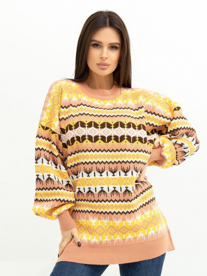 Светр ISSA Plus модель WN20-389_brown - фото