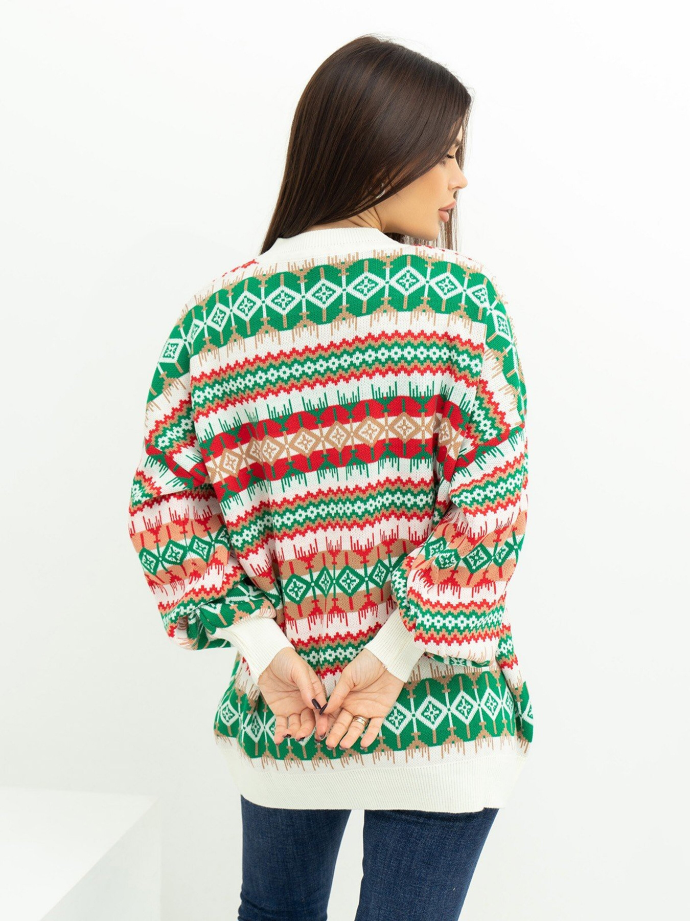 Светр ISSA Plus модель WN20-389_milky Светр ISSA Plus модель WN20-389_milky Фото