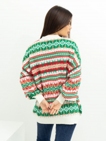 Светр ISSA Plus модель WN20-389_milky Светр ISSA Plus модель WN20-389_milky Фото