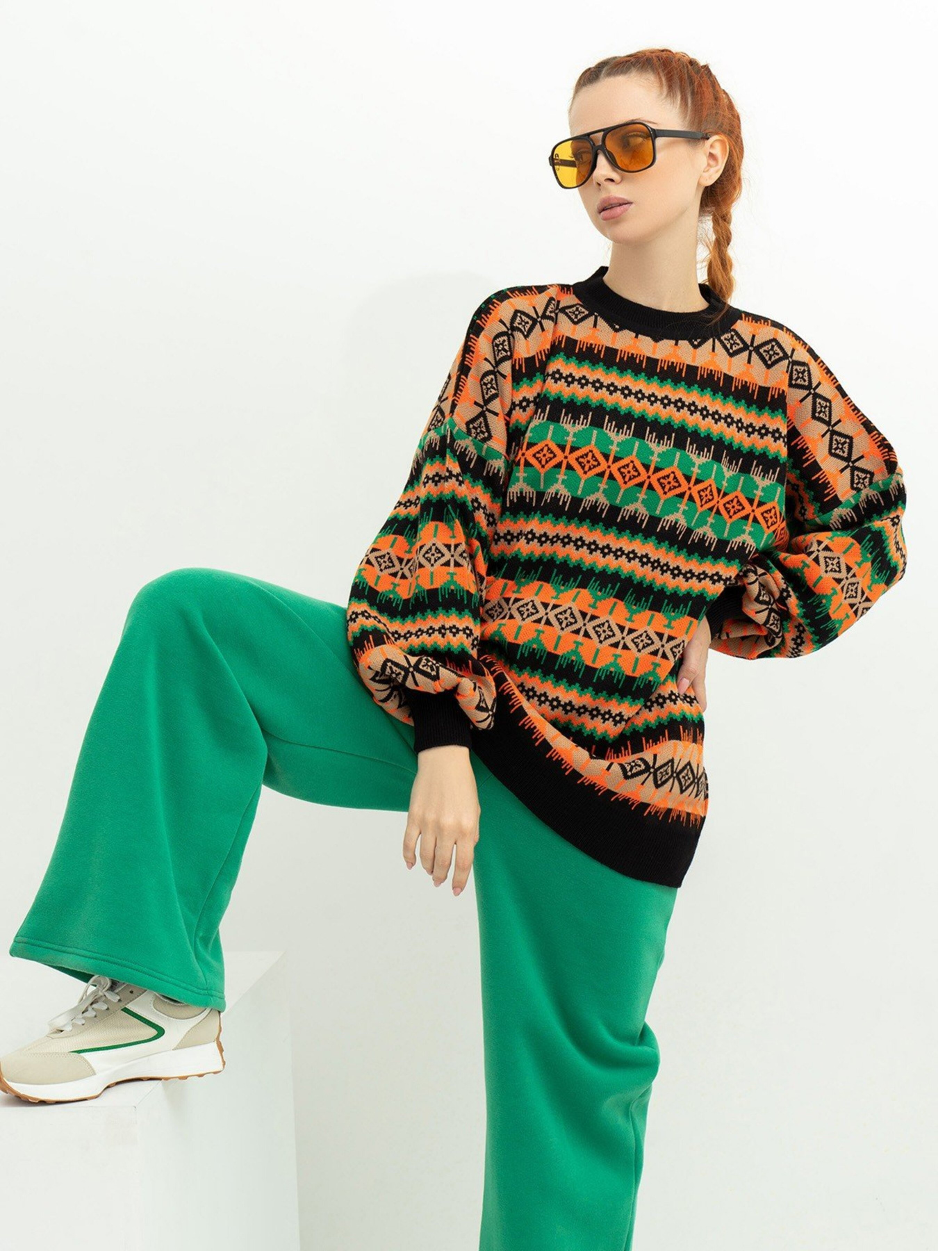 Светр ISSA Plus модель WN20-389_black Фото