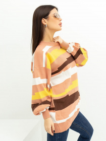 Свитер ISSA Plus модель WN20-390_beige Фото