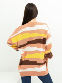 Свитер ISSA Plus модель WN20-390_beige Фото