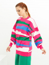 Свитер ISSA Plus модель WN20-390_raspberry Фото