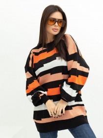 Светр ISSA Plus модель WN20-390_black Светр ISSA Plus модель WN20-390_black Фото