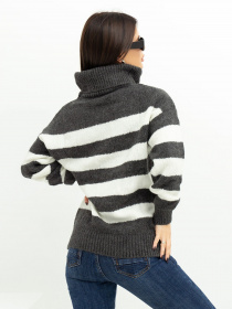 Свитер ISSA Plus модель WN20-391_grey Фото