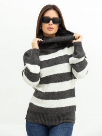 Свитер ISSA Plus модель WN20-391_grey Фото