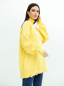 Светр ISSA Plus модель WN20-394_yellow Фото