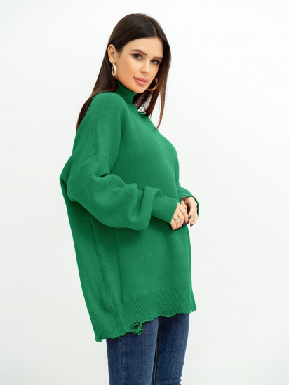 Светр ISSA Plus модель WN20-394_green — фото - INTERTOP