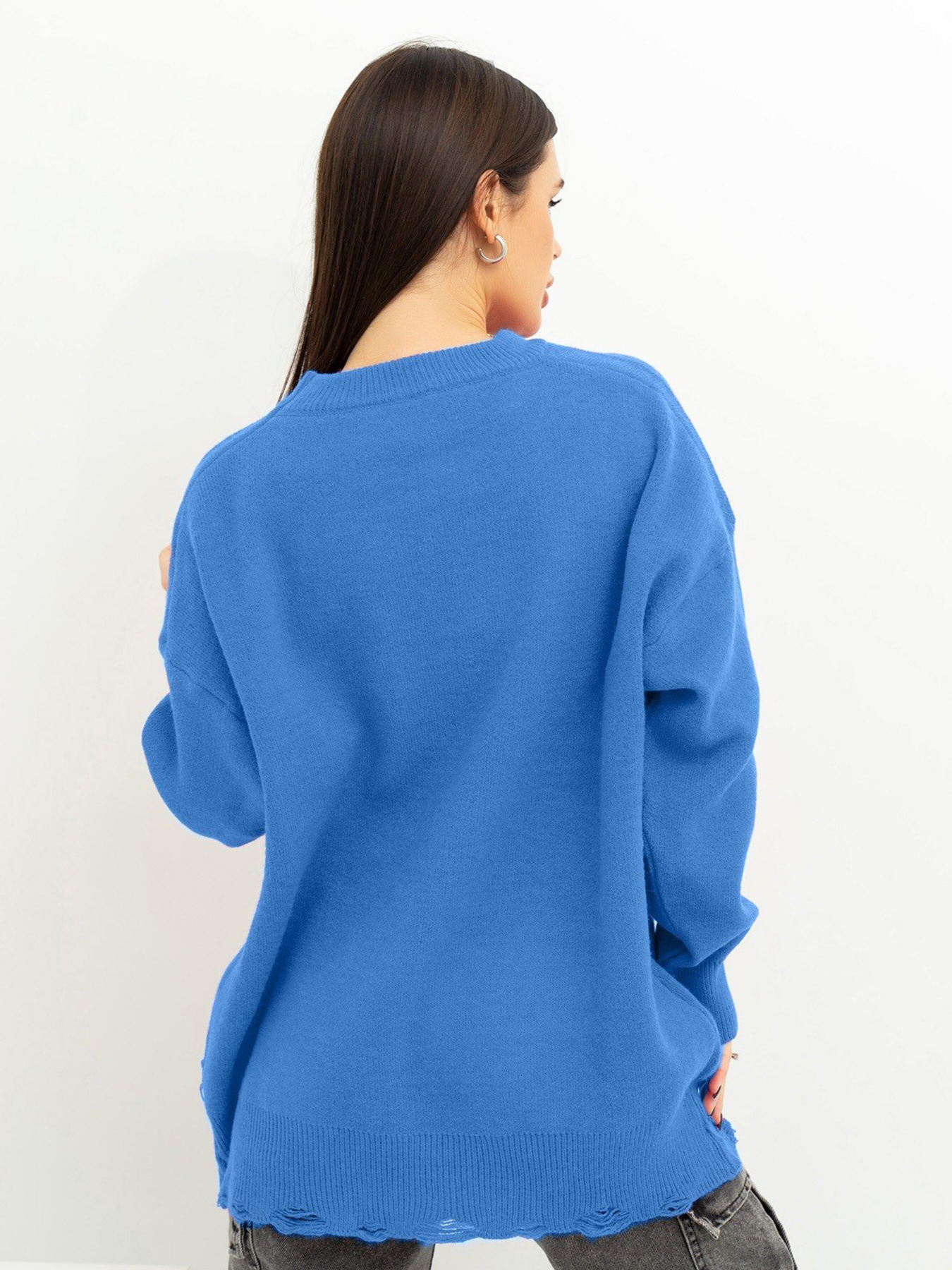 Светр ISSA Plus модель WN20-395_blue Светр ISSA Plus модель WN20-395_blue Фото