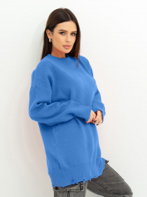 Светр ISSA Plus модель WN20-395_blue Светр ISSA Plus модель WN20-395_blue Фото