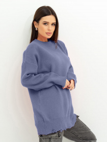 Светр ISSA Plus модель WN20-395_lilac Светр ISSA Plus модель WN20-395_lilac Фото