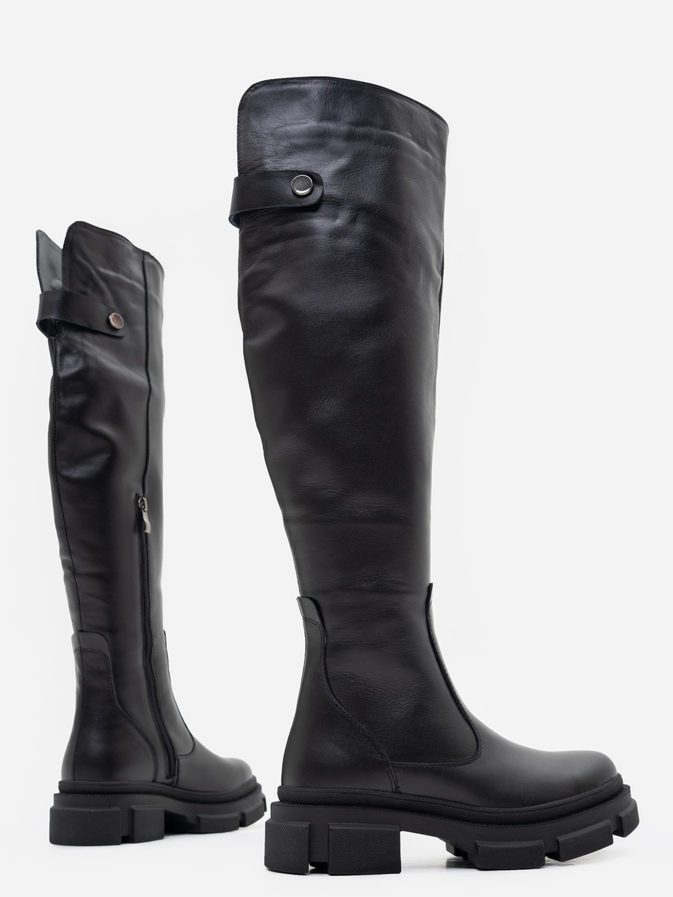 Ботфорты ISSA Plus модель OB2-156_black Фото