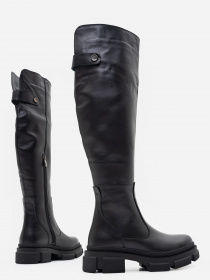 Ботфорты ISSA Plus модель OB2-156_black Фото