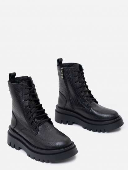 Ботинки ISSA Plus модель OB2-157_black — фото 3 - INTERTOP