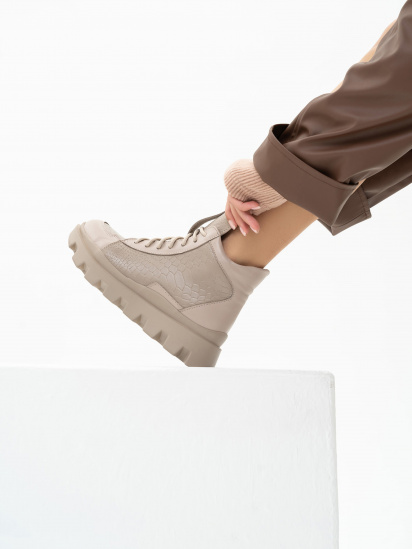 Черевики ISSA Plus модель OB2-159_beige — фото 4 - INTERTOP