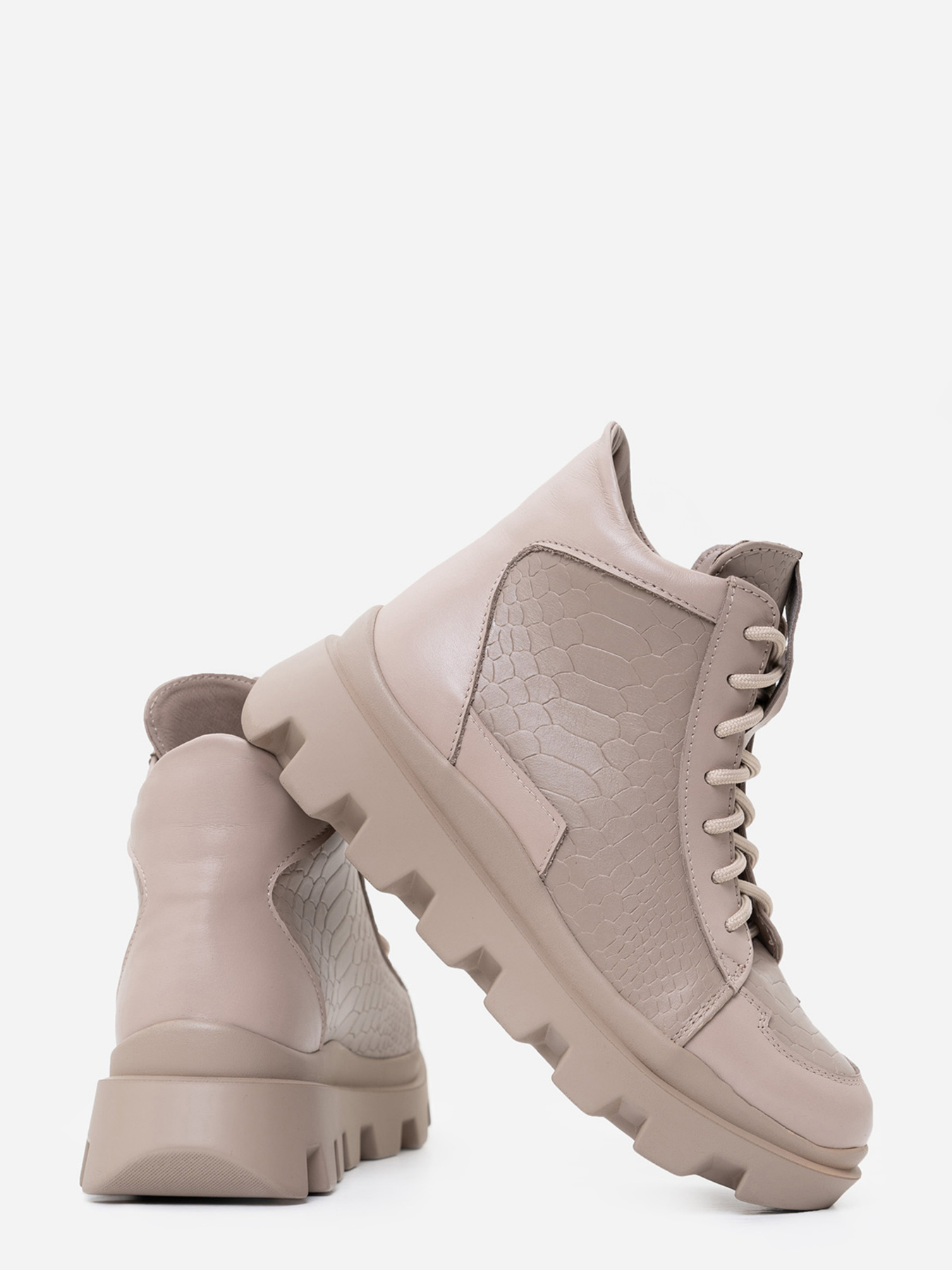 Ботинки ISSA Plus модель OB2-159_beige Фото