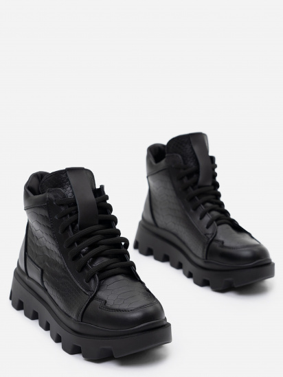 Черевики ISSA Plus модель OB2-159_black — фото 3 - INTERTOP