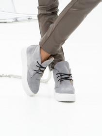 Ботинки ISSA Plus модель OB2-160_grey Фото