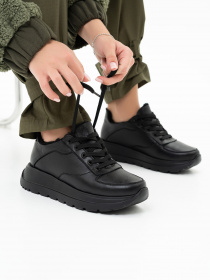 Кроссовки повседневные ISSA Plus модель OB2-161_black Фото