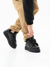 Кеды низкие ISSA Plus модель OB2-163_black Фото