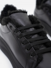 Кеды низкие ISSA Plus модель OB2-163_black Фото