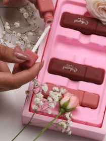 Комплекс з догляду за губами (скраб, бальзам, маска, олія для губ) Girlwood модель 1-001-01 Фото