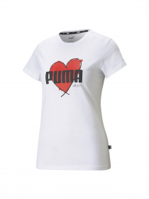 Футболка PUMA Heart Tee модель 587897 Фото