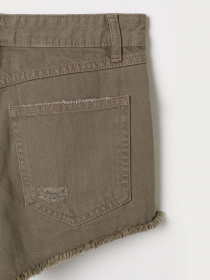 Джинсовые шорты H&M модель 63173 Джинсовые шорты H&M модель 63173 Фото