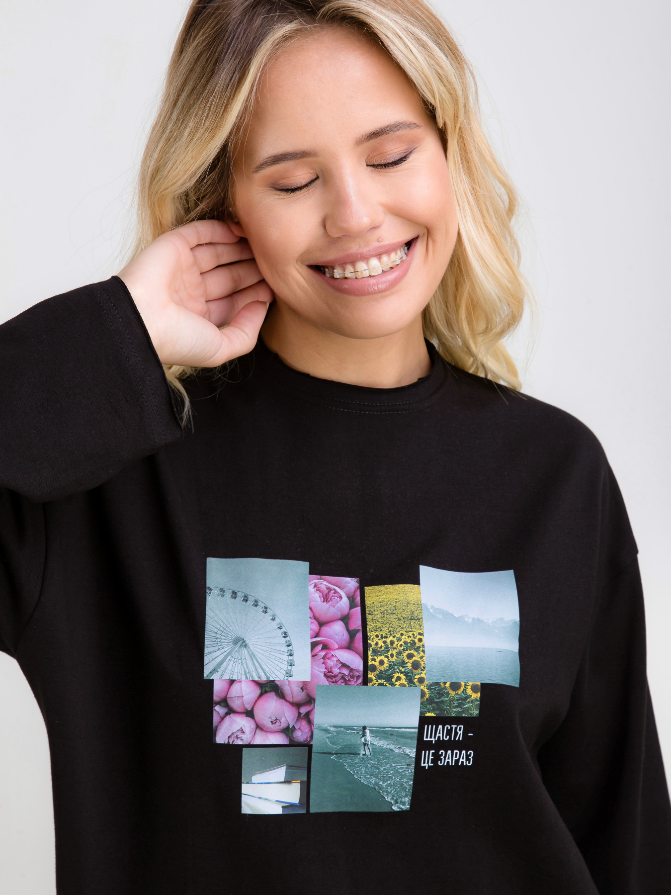 Свитшот Romashka модель 287017504101 Свитшот Romashka модель 287017504101 Фото