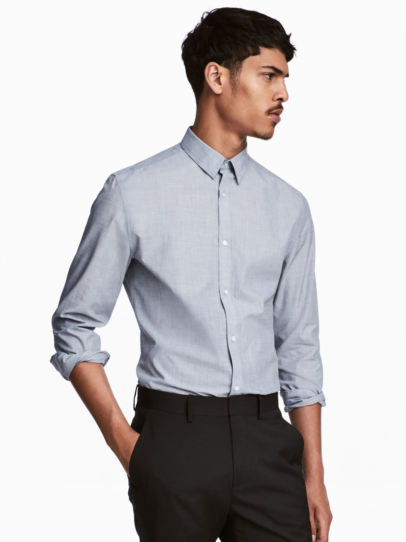 Рубашка повседневная H&M модель 48736 Фото