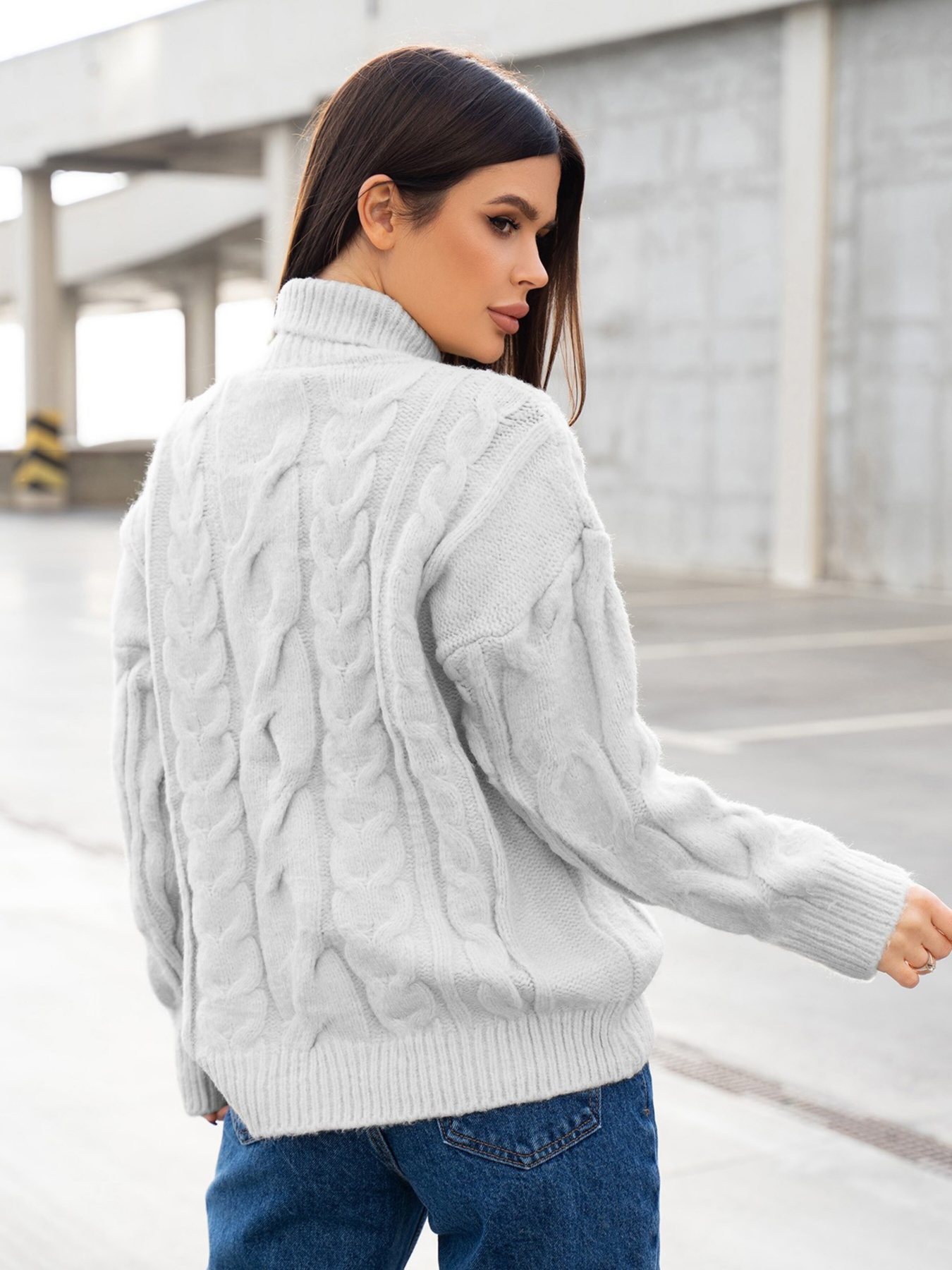 Свитер ISSA Plus модель WN20-378_grey Фото