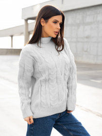 Свитер ISSA Plus модель WN20-378_grey Фото