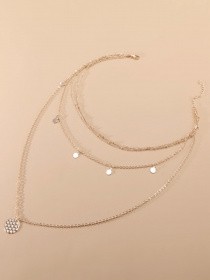 Цепочки ISSA Plus модель AK-139_gold Фото