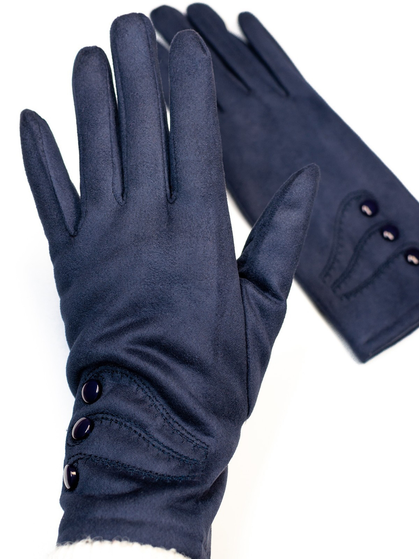 Перчатки ISSA Plus модель PE-10_darkblue Фото