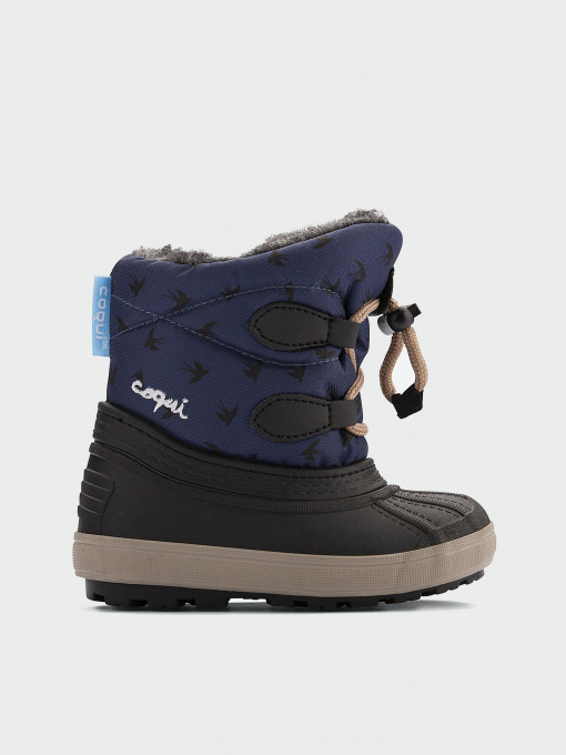 Сапоги дутики COQUI модель 5032-1BERGY_mini_Navy_bird Фото