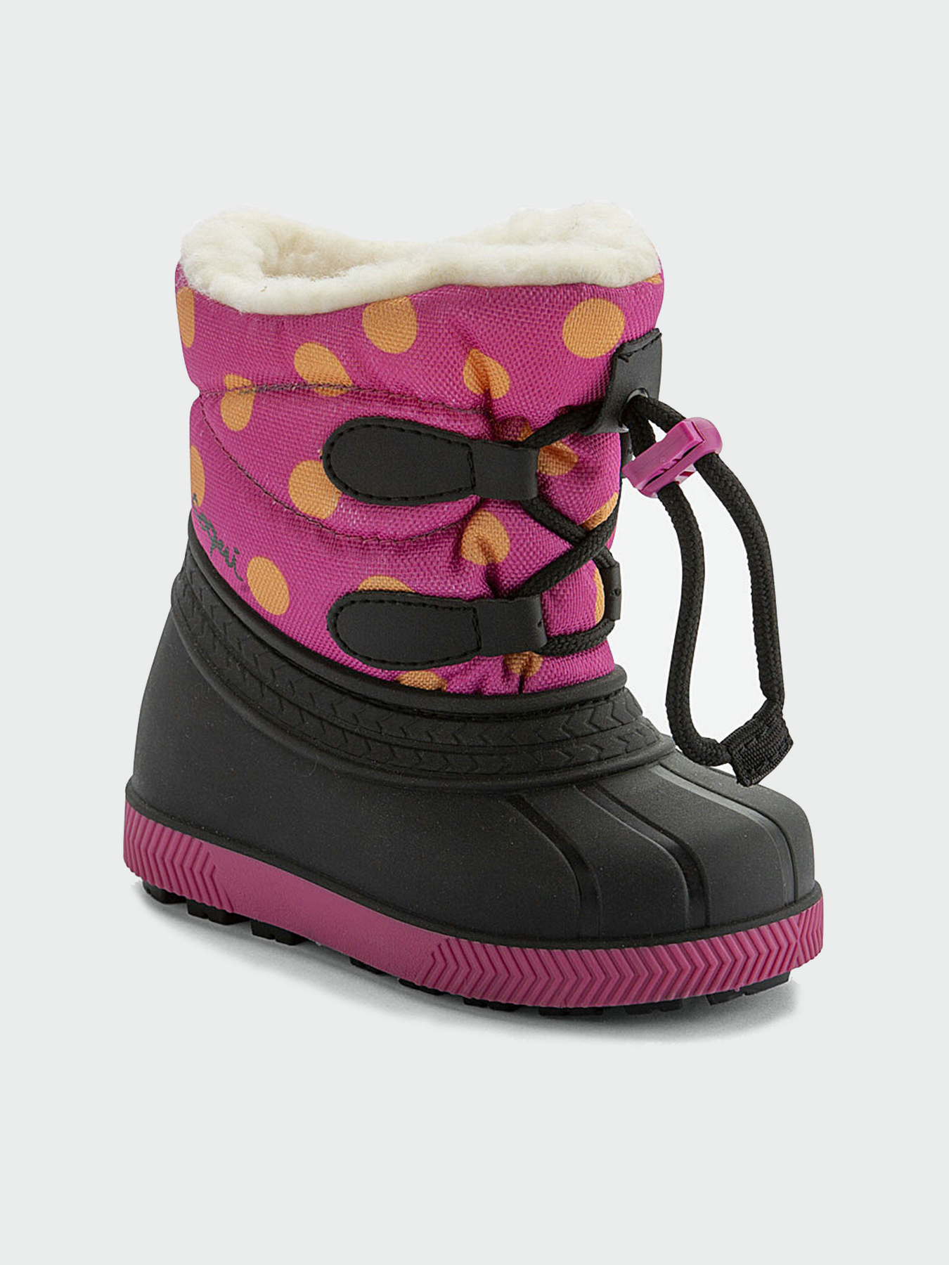 Сапоги дутики COQUI модель 5032-3BERGY_mini_Lt.fuchsia_dots Фото