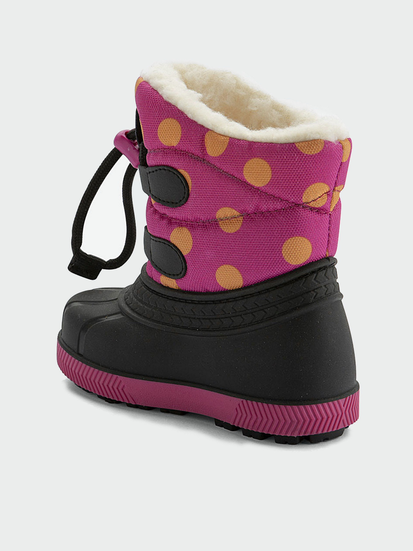 Сапоги дутики COQUI модель 5032-3BERGY_mini_Lt.fuchsia_dots Фото