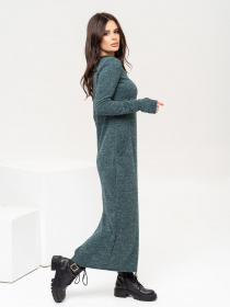 Сукня максі ISSA Plus модель 12105_green Фото