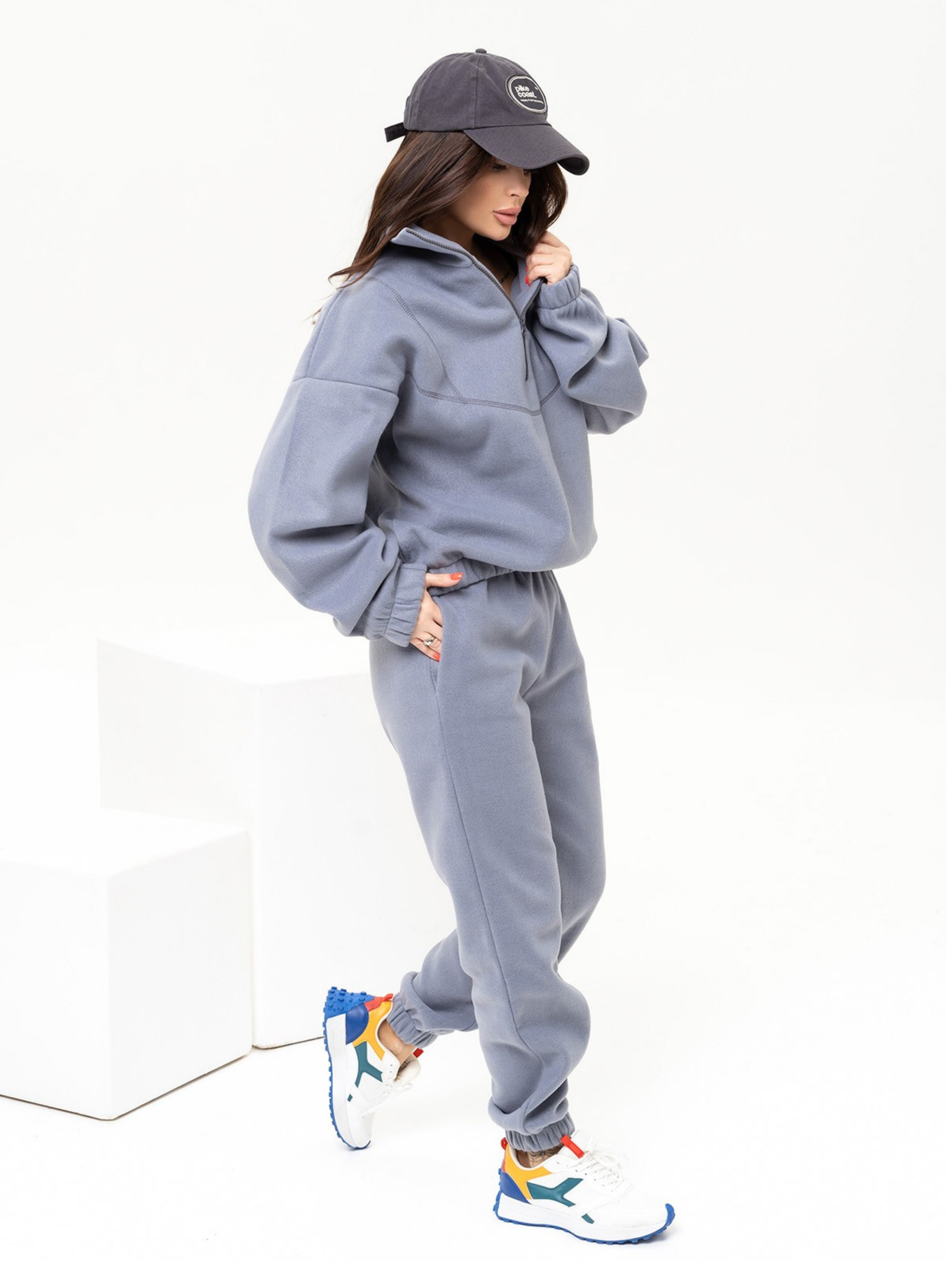 Спортивный костюм ISSA Plus модель 13637_grey Фото