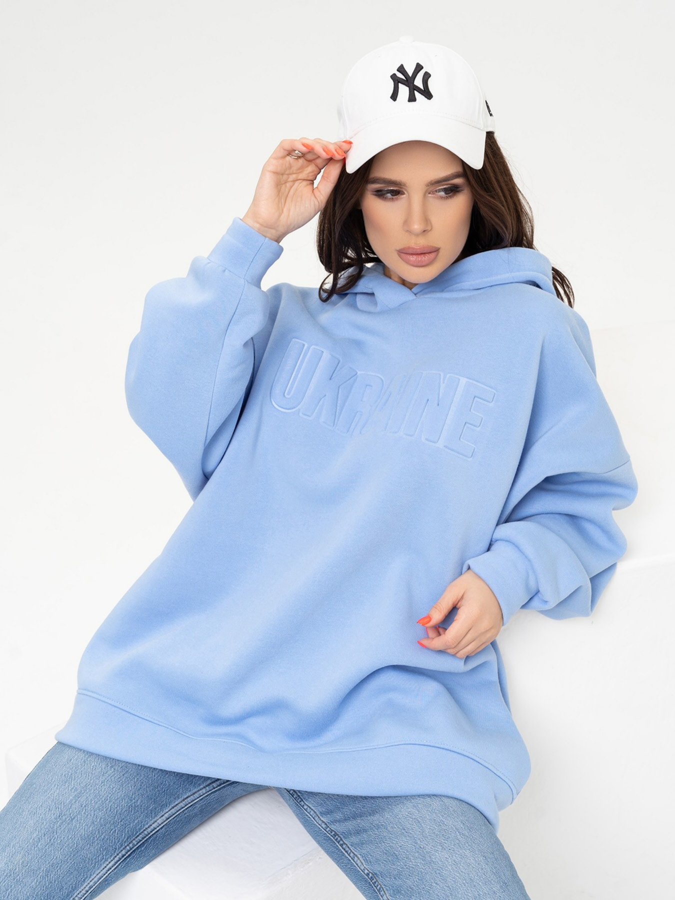 Худи ISSA Plus модель 13639_blue Фото