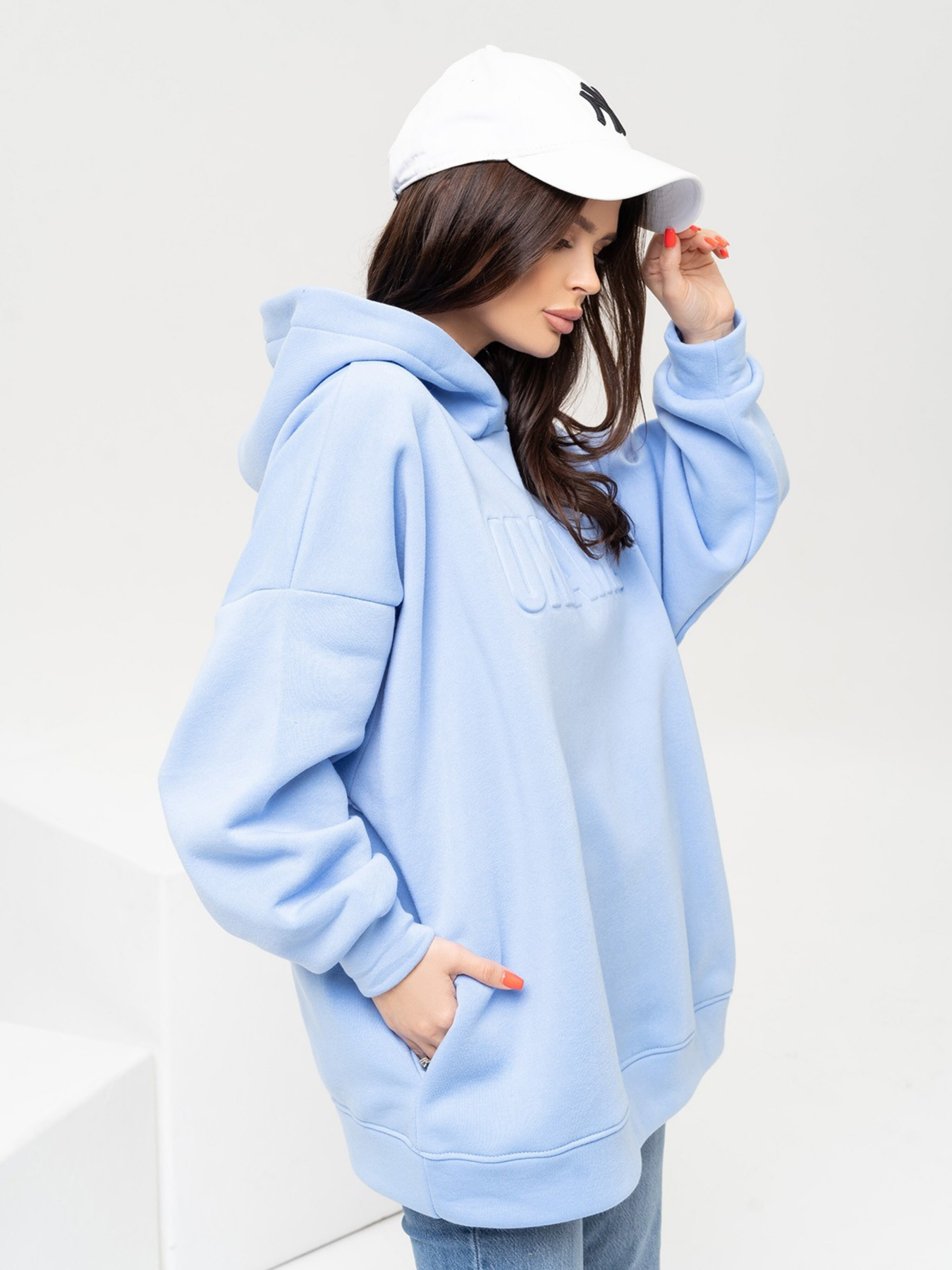 Худи ISSA Plus модель 13639_blue Фото