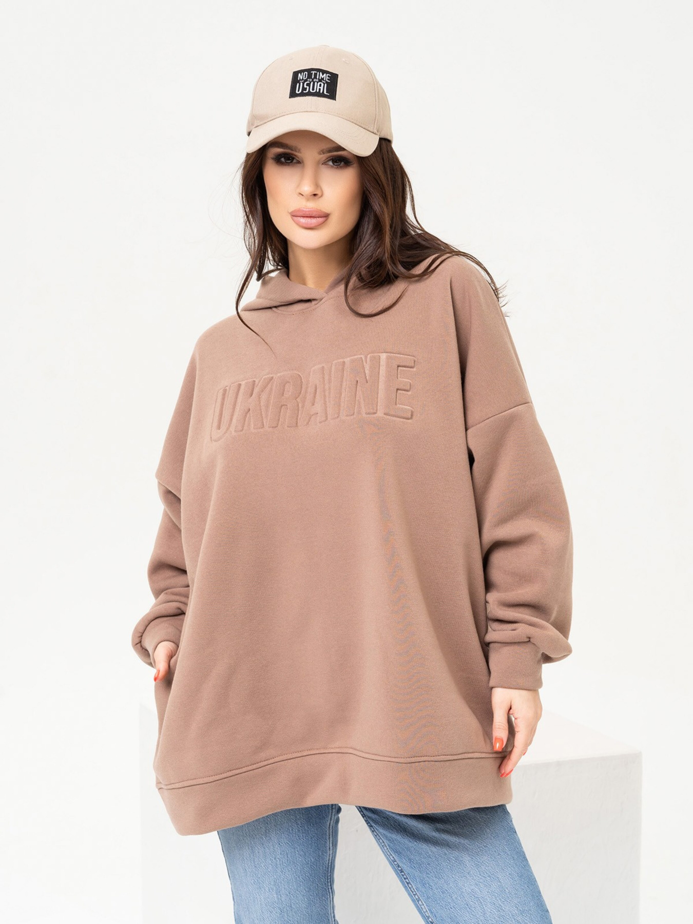 Худи ISSA Plus модель 13639_brown Фото