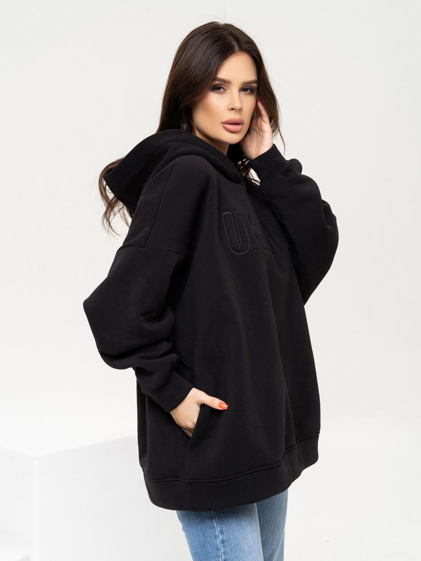 Худи ISSA Plus модель 13639_black Фото