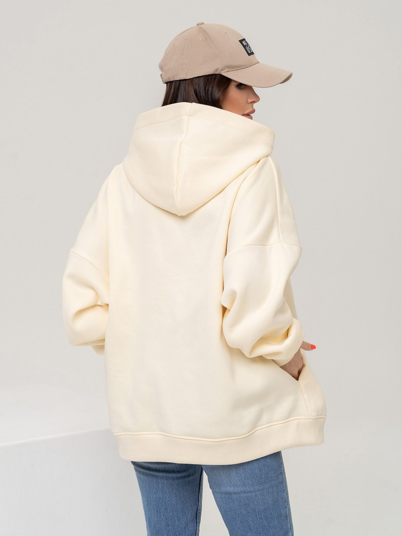 Худи ISSA Plus модель 13640_milky Фото