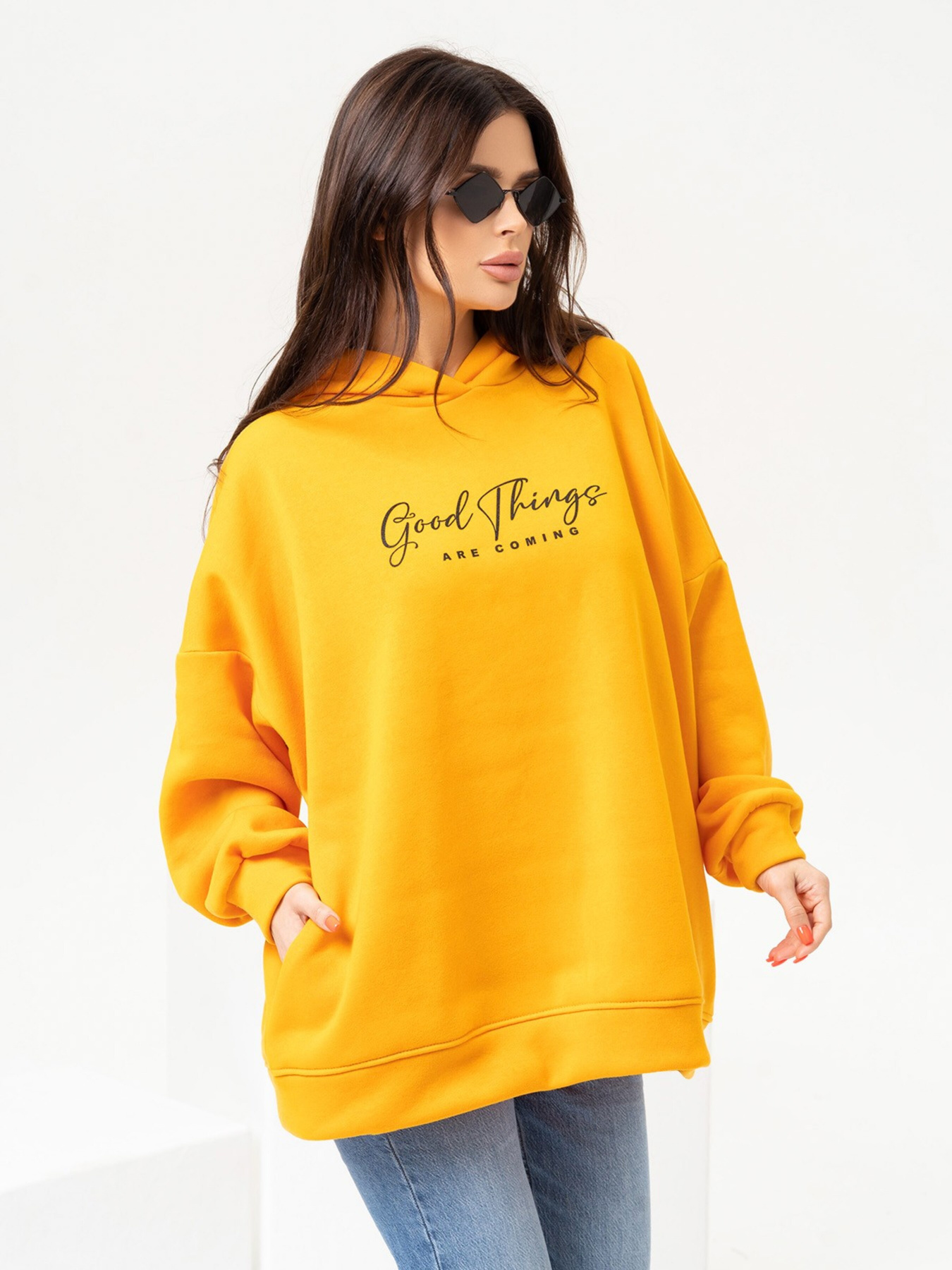 Худи ISSA Plus модель 13640_orange Фото