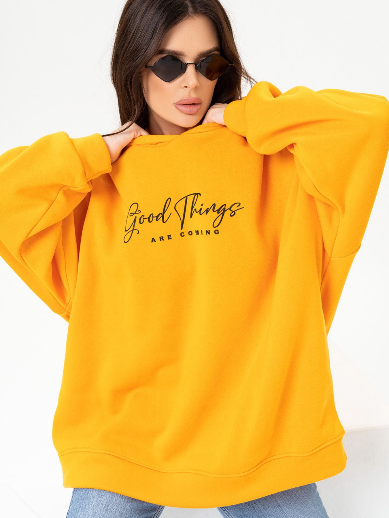 Худи ISSA Plus модель 13640_orange Фото