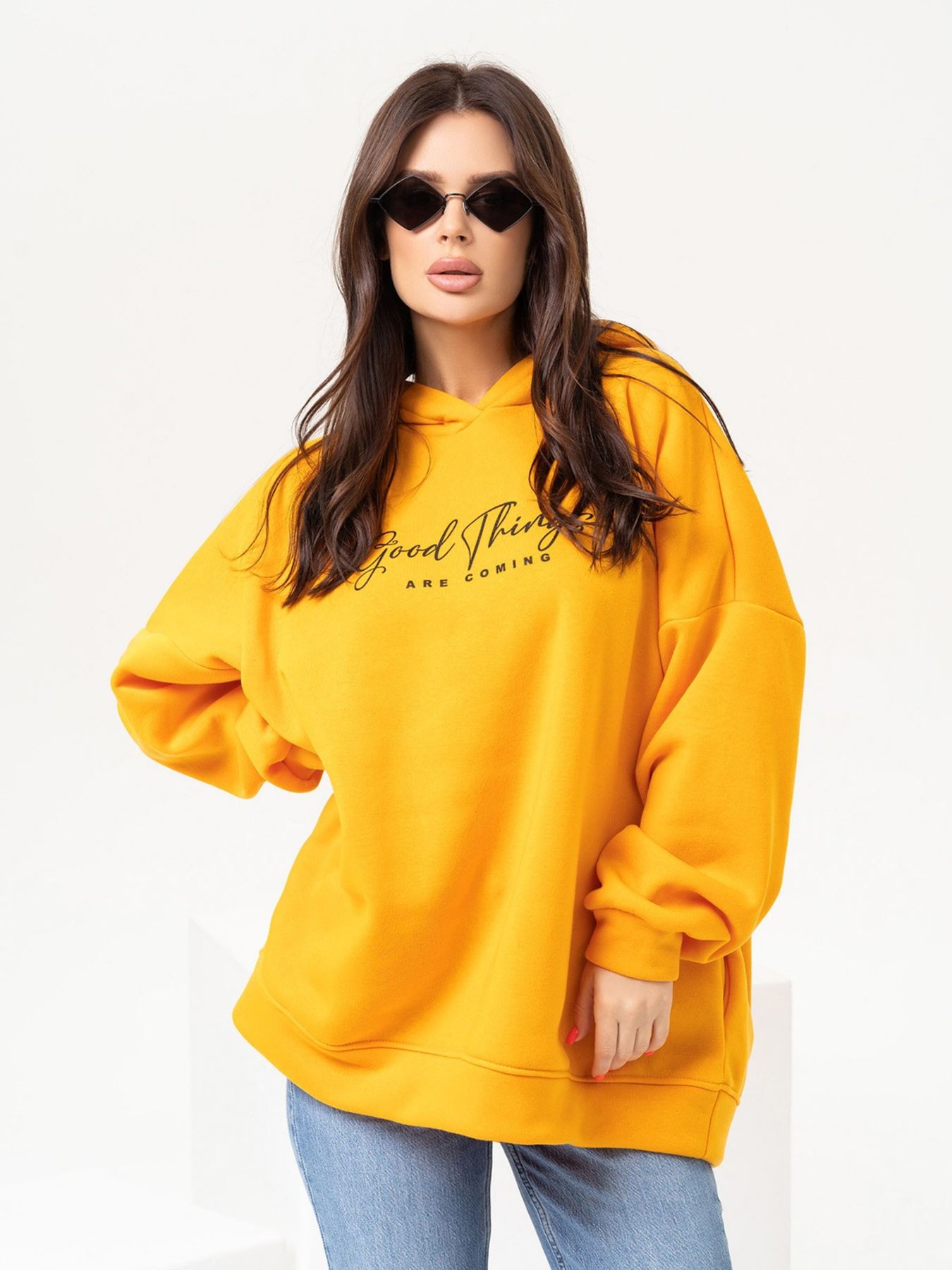 Худи ISSA Plus модель 13640_orange Фото